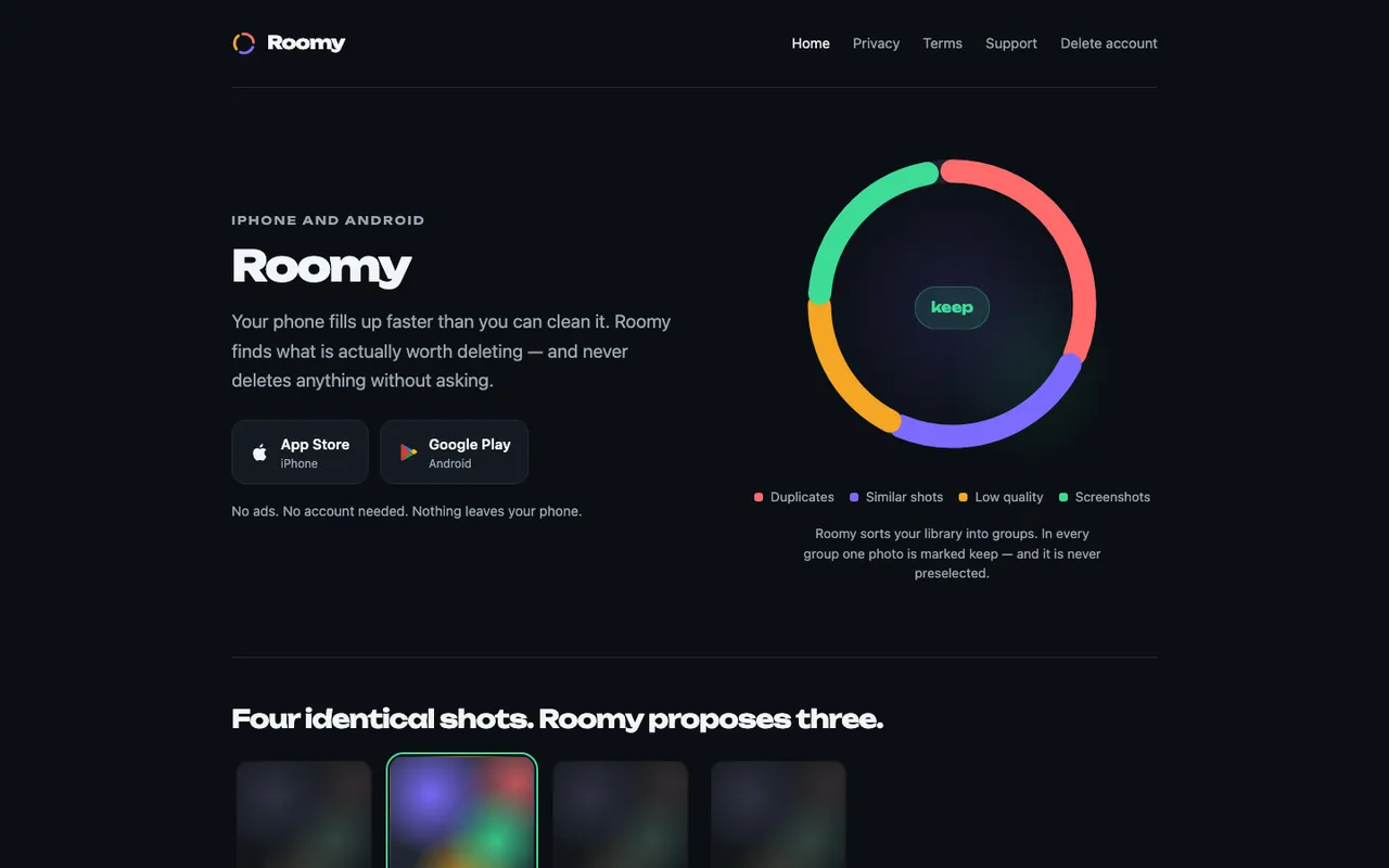 Roomy — Утилита